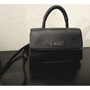 Nine West Black Satchel Timeless Accessory
